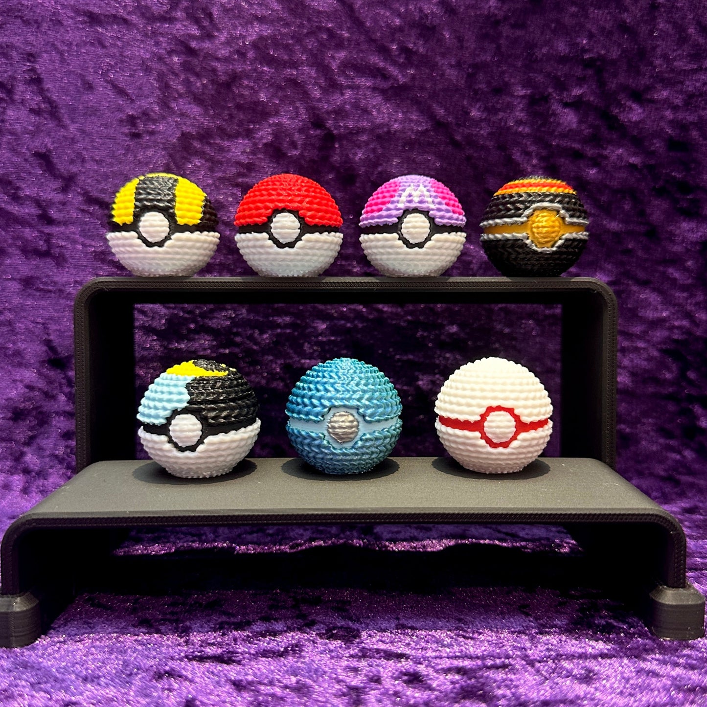 Knit Pokeballs