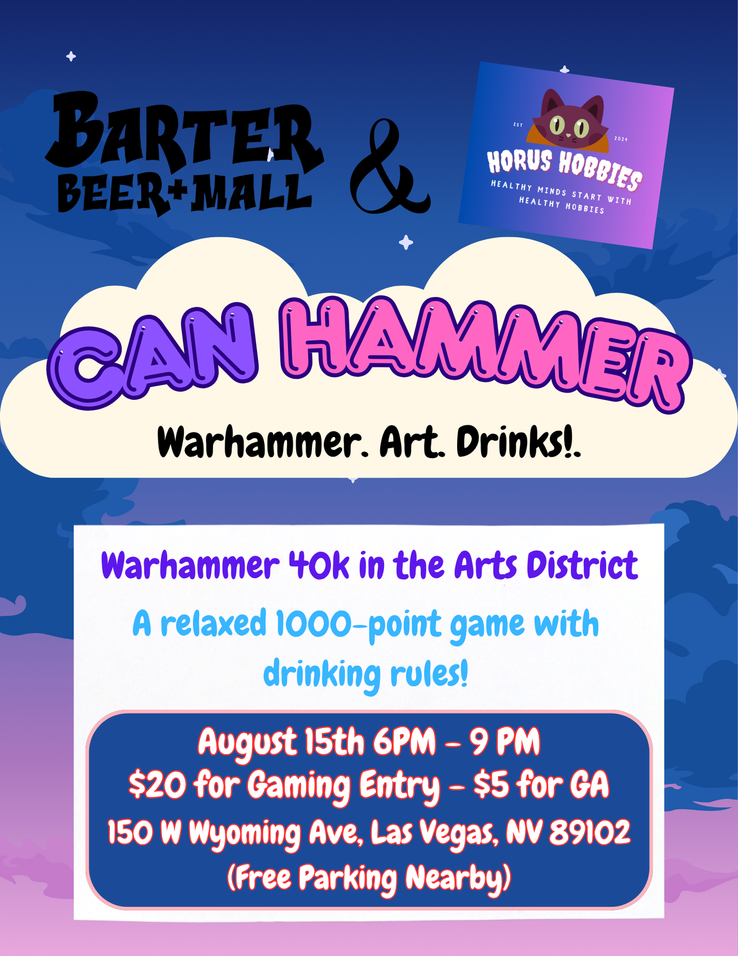 CANHammer Ticket - August 15th