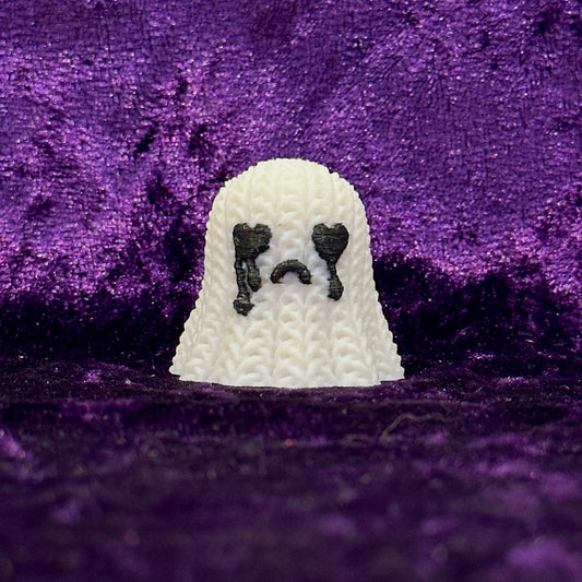 Knit Sad Crying Ghost