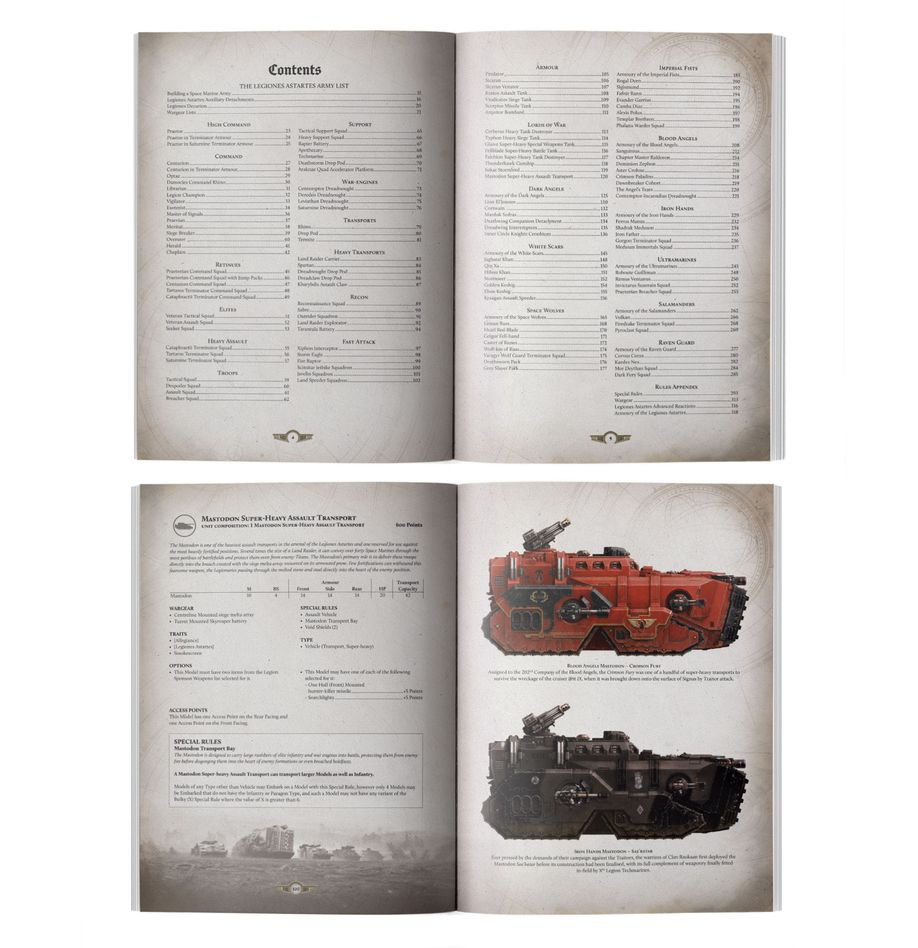 Liber Astartes: Loyalist Legiones Astartes Army Book (English)