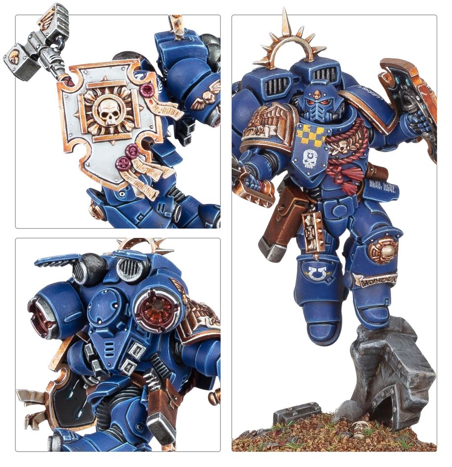 Space Marines: Captain (w/ Jump Pack and Relic Shield)