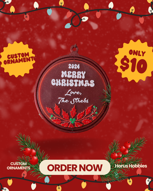 Custom Christmas Ornament